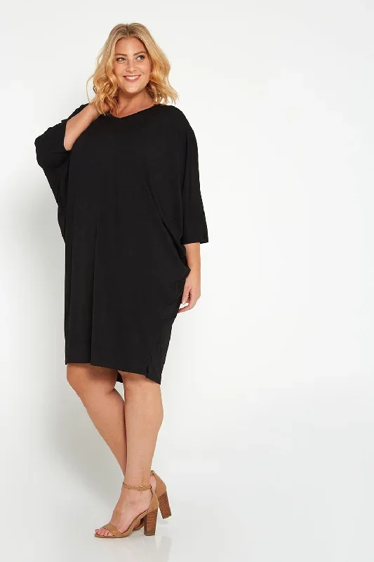 5801s-short-cocoon-dress-black