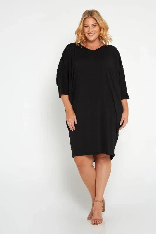 5801s-short-cocoon-dress-black