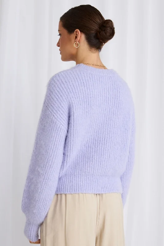 aceslilacfluffyknitjumper