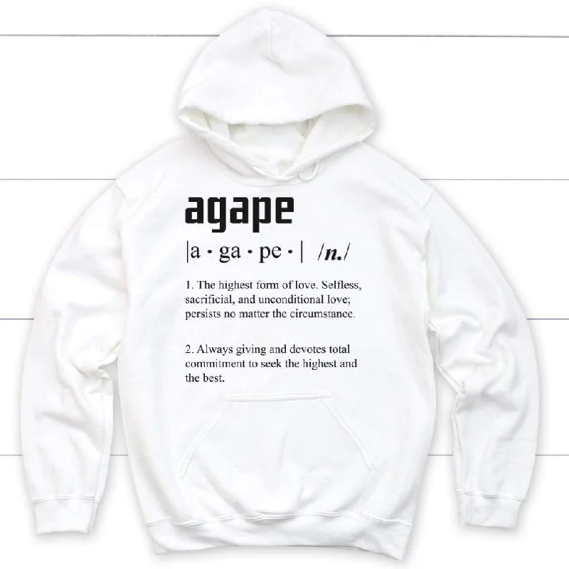 Agape Definition Hoodie