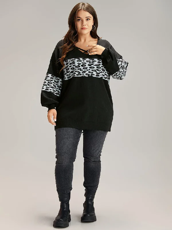 anti-pilling-leopard-patchwork-crisscross-neck-pullover