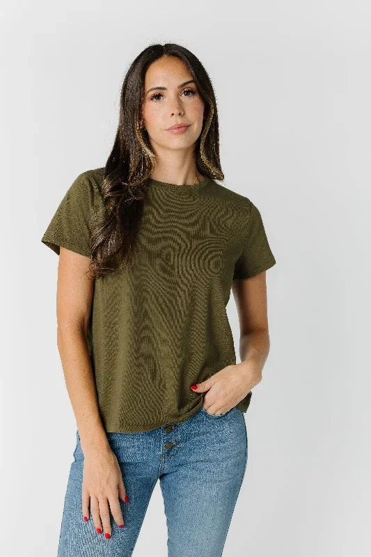 Asher Tee - Dark Olive