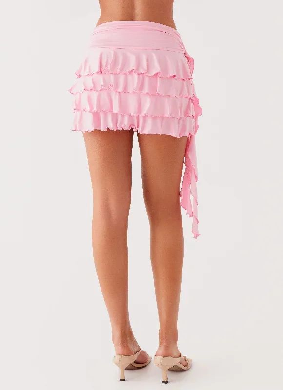 bardot-frill-mini-skirt-candy-pink