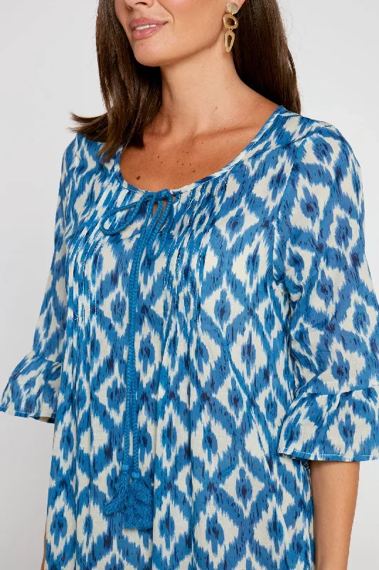 bethany-cotton-dress-blue-ikat-print