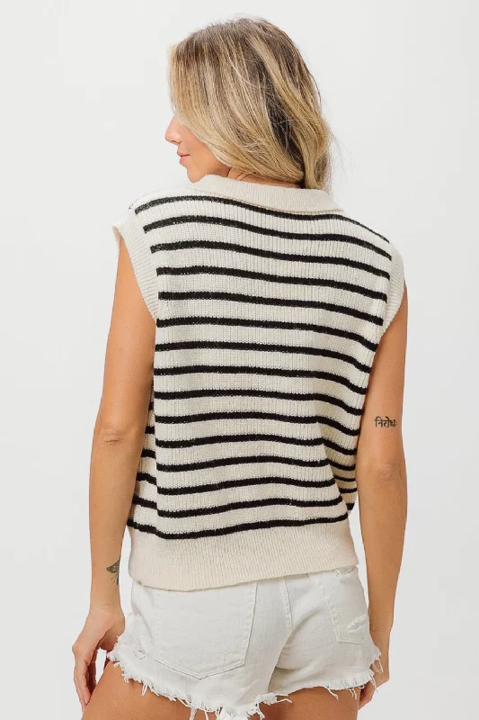 bibi-flower-patch-striped-half-button-sweater-vest-1