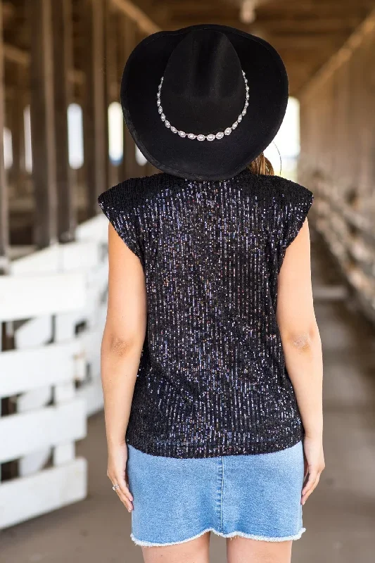 black-sequin-sleeveless-top