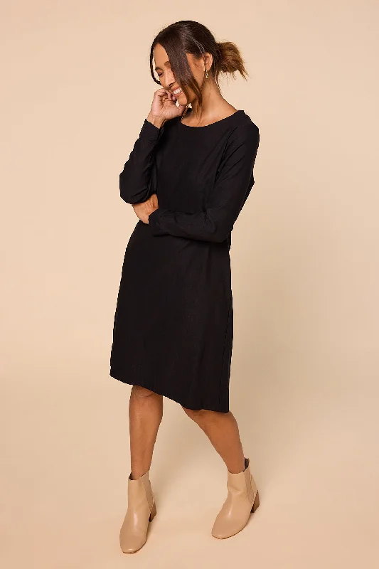 boatneck-ponte-long-sleeve-dress-in-black