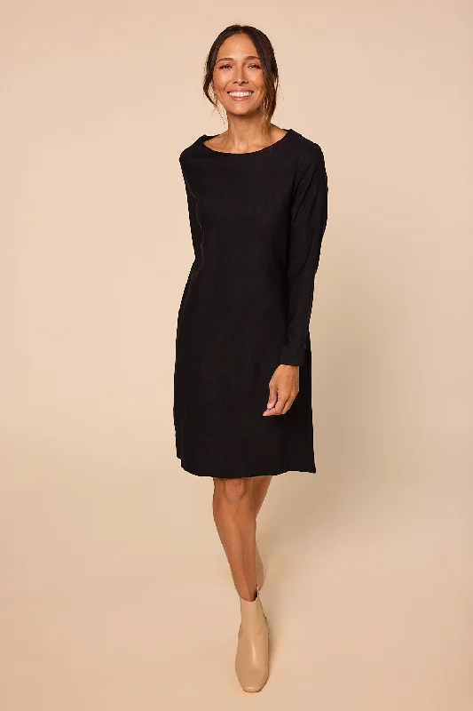 boatneck-ponte-long-sleeve-dress-in-black