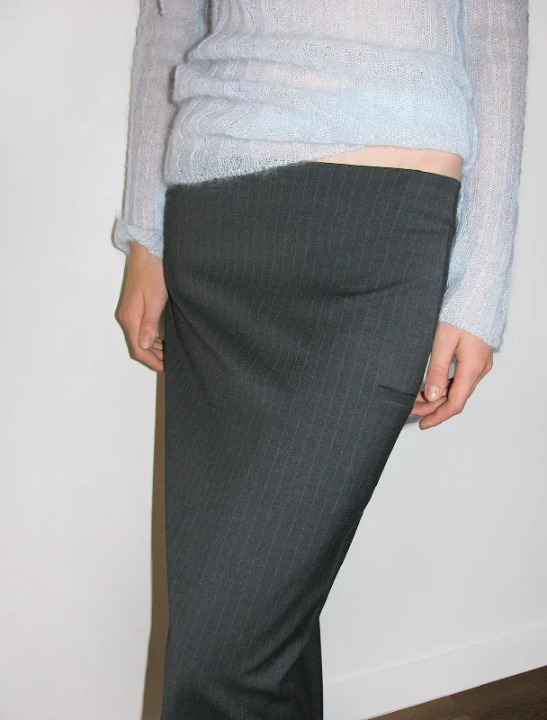 chef-prinstripe-low-rise-long-skirt-side-pocket