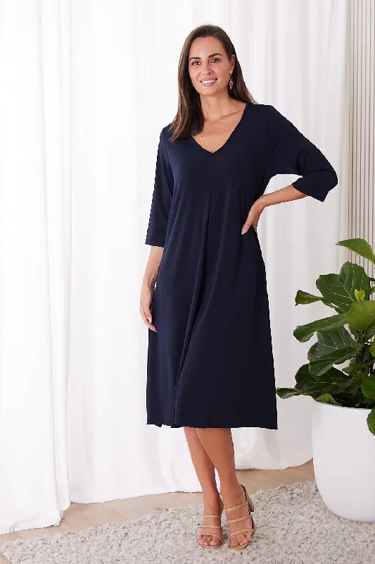 christobel-sleeved-dress-navy