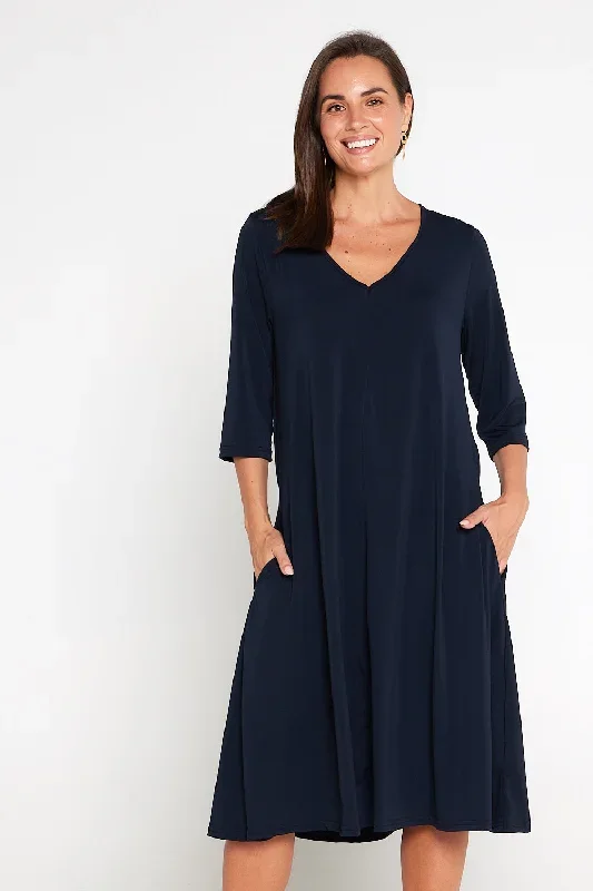 christobel-sleeved-dress-navy