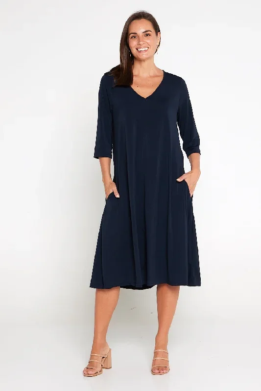 christobel-sleeved-dress-navy