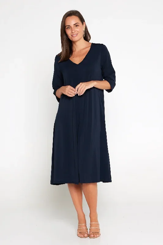 christobel-sleeved-dress-navy