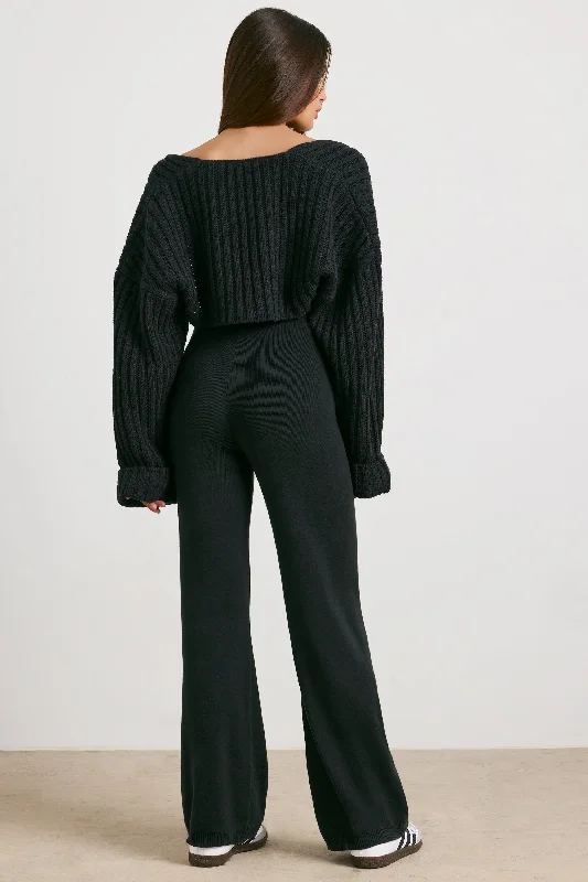 chunky-knit-shrug-black