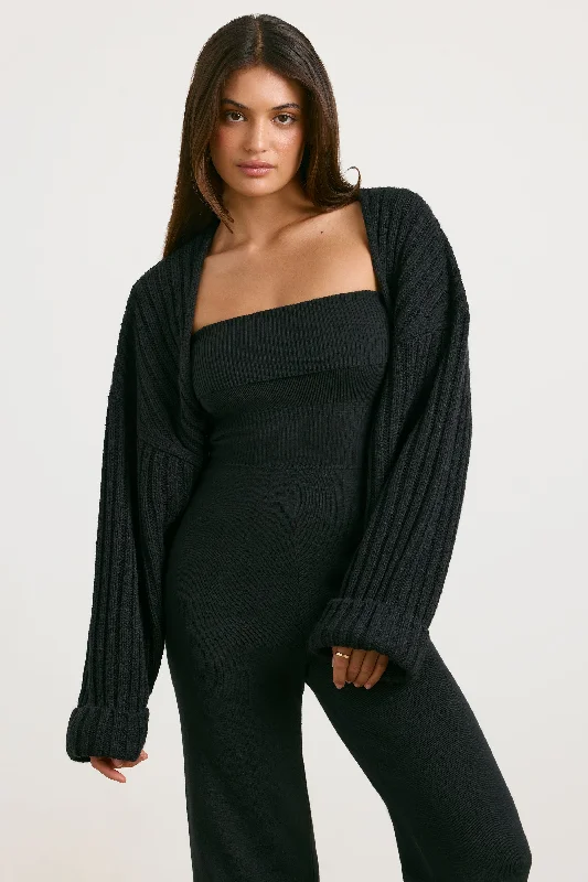 chunky-knit-shrug-black