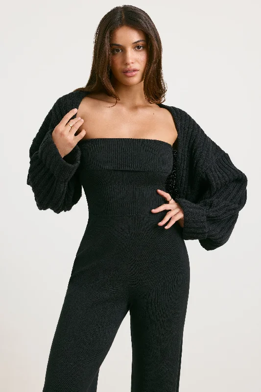 chunky-knit-shrug-black