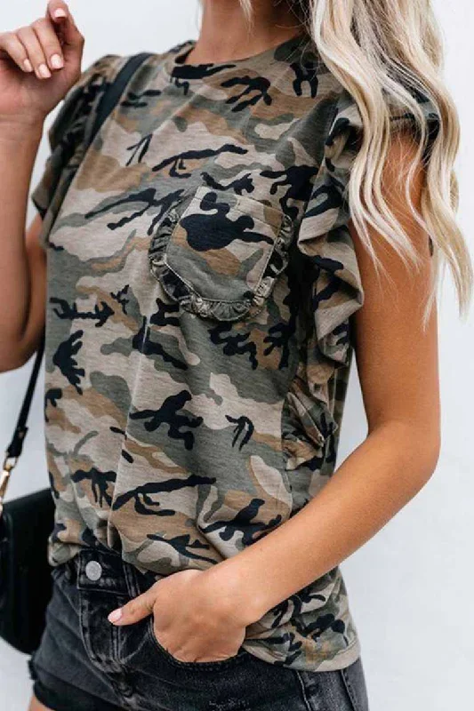 CityHottie Summer Loose Thin Leopard Short Sleeves