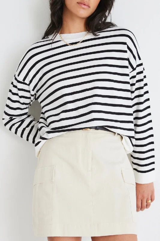 clearbretonstripeboatneckjumper