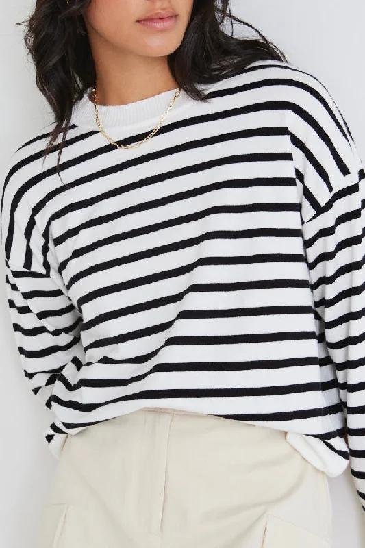 clearbretonstripeboatneckjumper