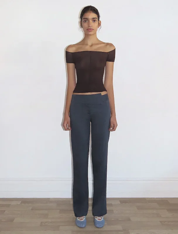 dip-asymmetric-wide-waistband-elastic-pants