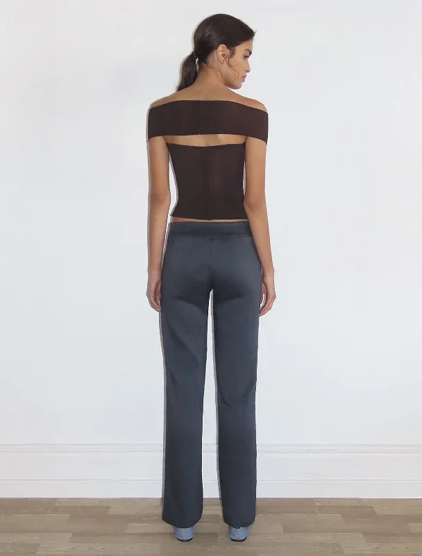 dip-asymmetric-wide-waistband-elastic-pants