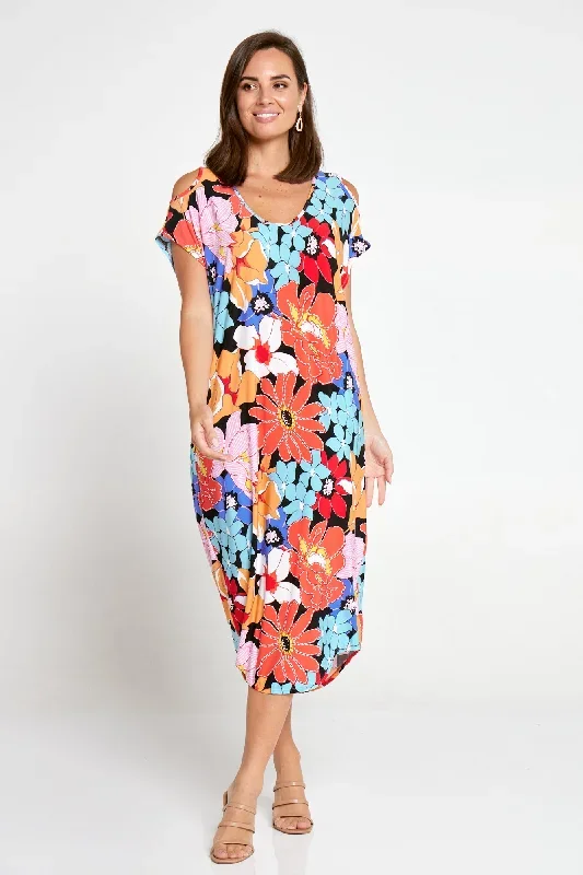 elisa-cold-shoulder-dress-bouquet-bloom