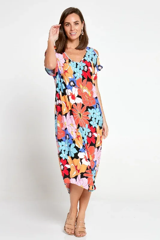 elisa-cold-shoulder-dress-bouquet-bloom