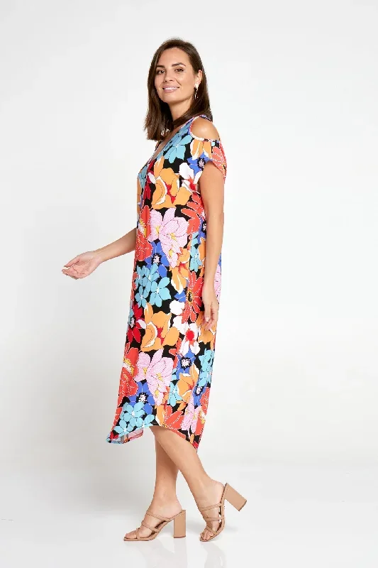 elisa-cold-shoulder-dress-bouquet-bloom