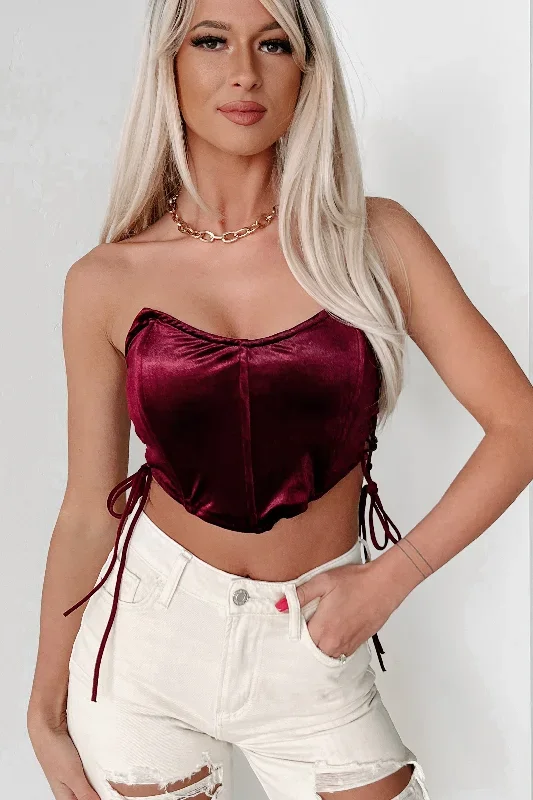 feeling-playful-lace-up-velvet-crop-top-burgundy