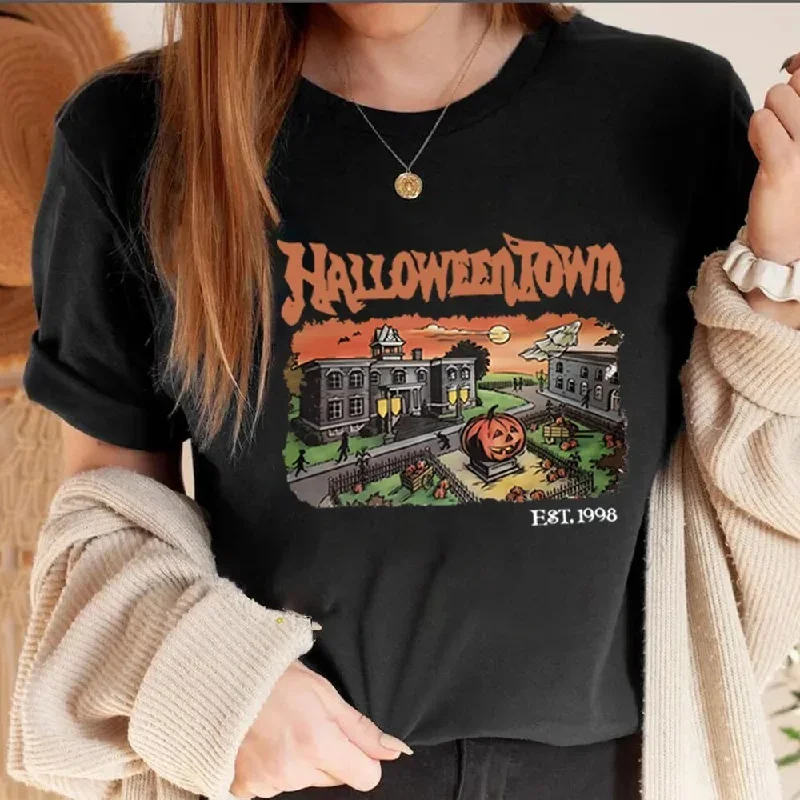 HalloweenTown 1998 T-Shirt Retro Halloween Tee