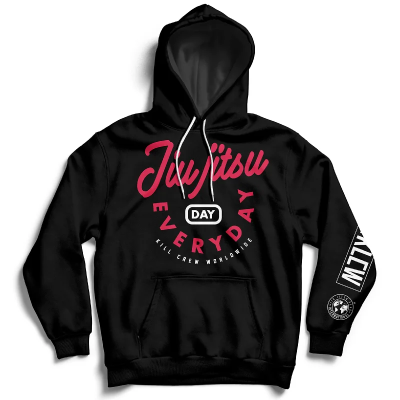 JIU JITSU DAY EVERYDAY HOODIE - BLACK