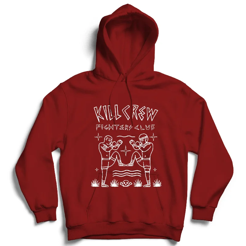 KILL CREW AZTEC FIGHTER'S CLUB HOODIE - RED