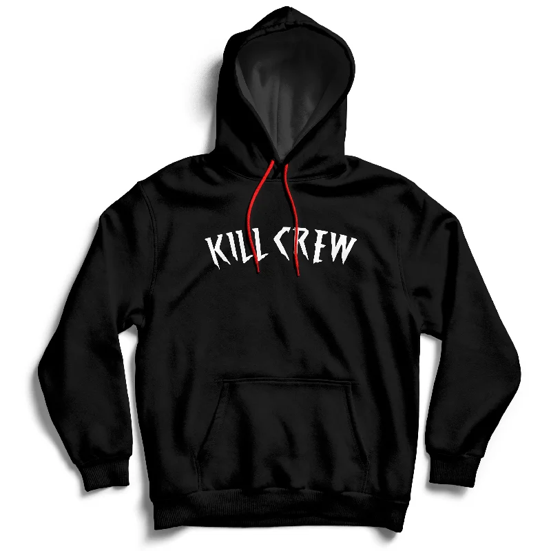 KILL CREW CLASSIC HOODIE - BLACK/WHITE