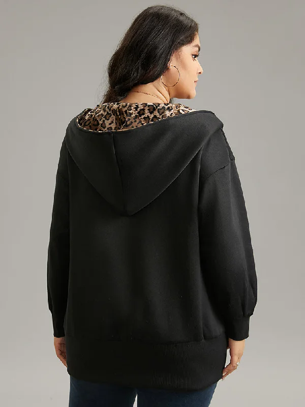 leopard-patchwork-zipper-hooded-jacket