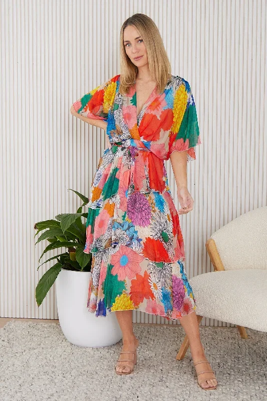 loira-silk-dress-rainbow-bouquet