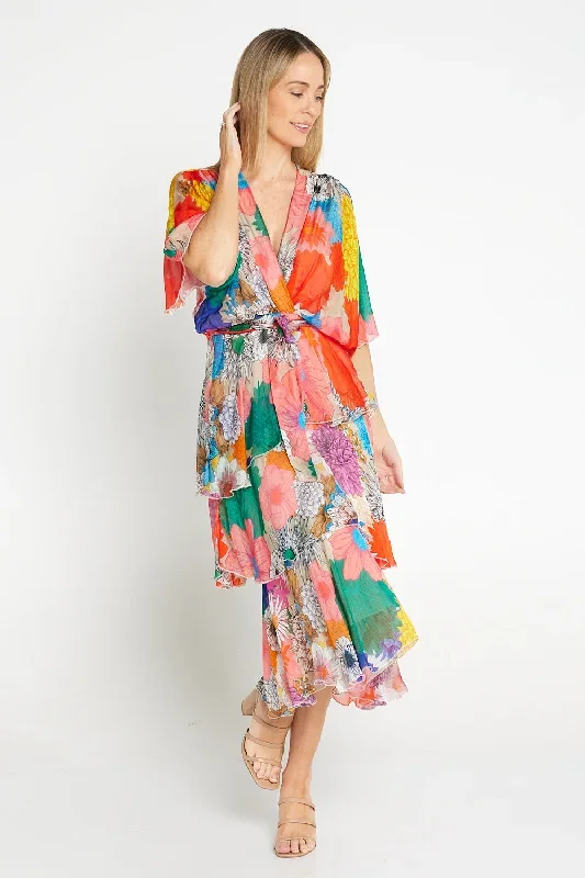 loira-silk-dress-rainbow-bouquet