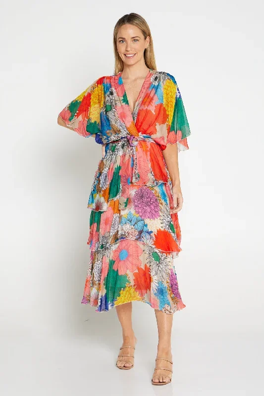 loira-silk-dress-rainbow-bouquet