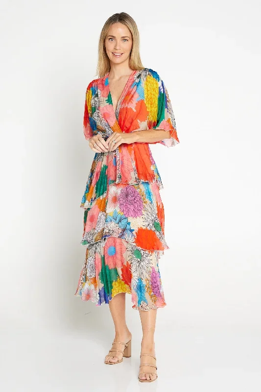 loira-silk-dress-rainbow-bouquet