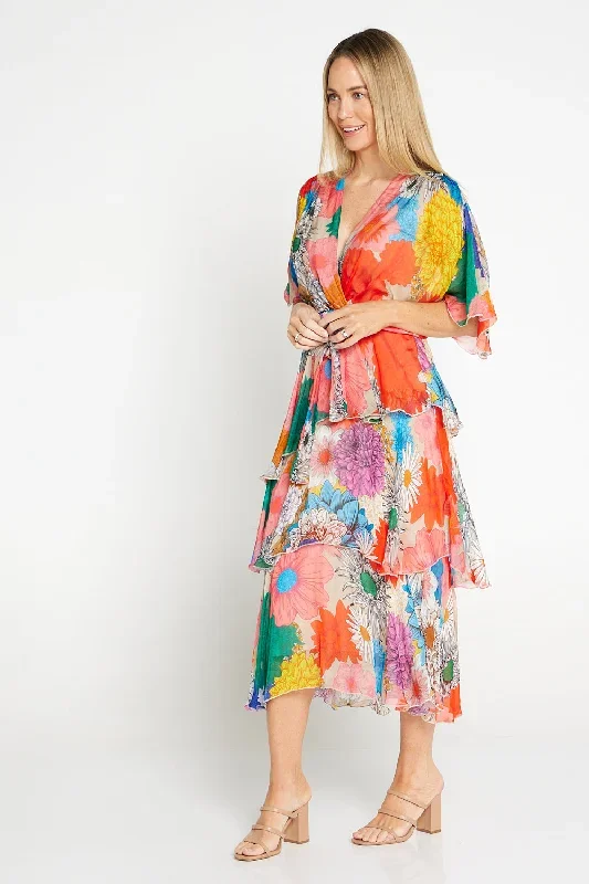 loira-silk-dress-rainbow-bouquet