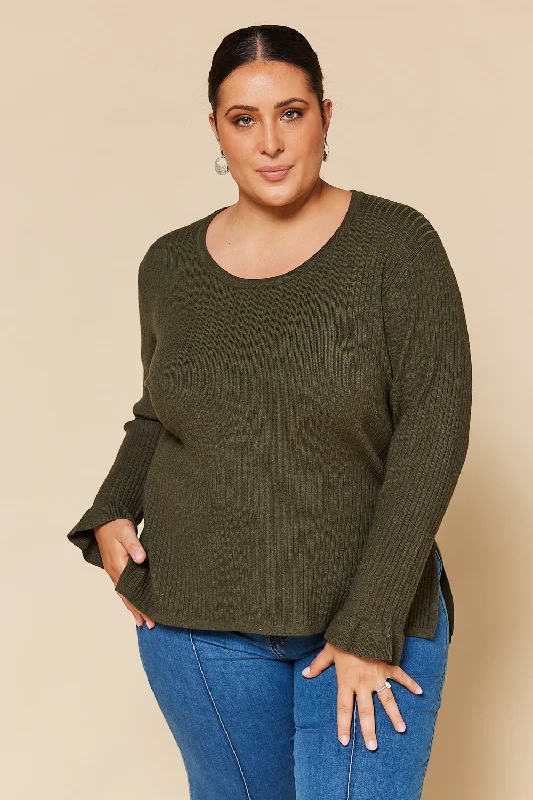 long-sleeve-knitted-top-in-khaki