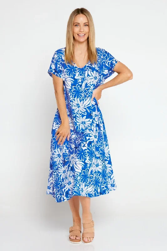 Maeve Dress - Blue Floral