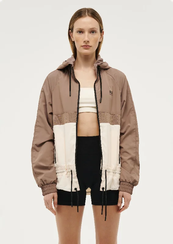 MAN DOWN JACKET IN TAUPE