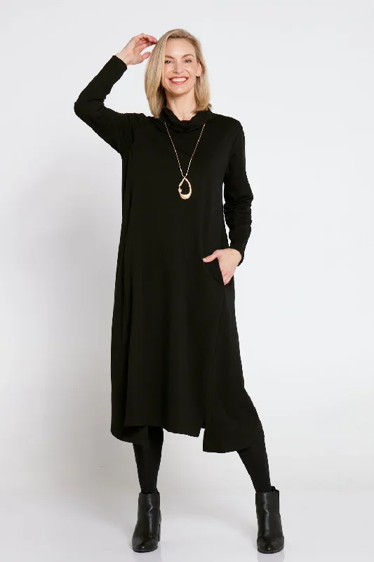 margie-cowl-pocket-dress-black