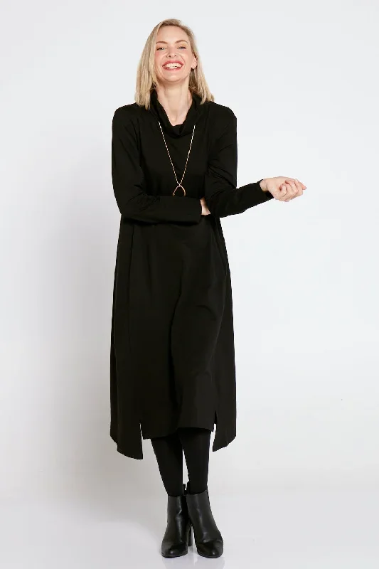 margie-cowl-pocket-dress-black