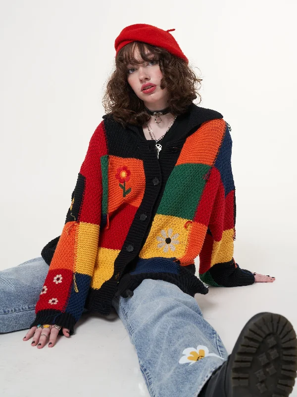 minga-x-strangervinyl-rainbow-patchwork-cardigan