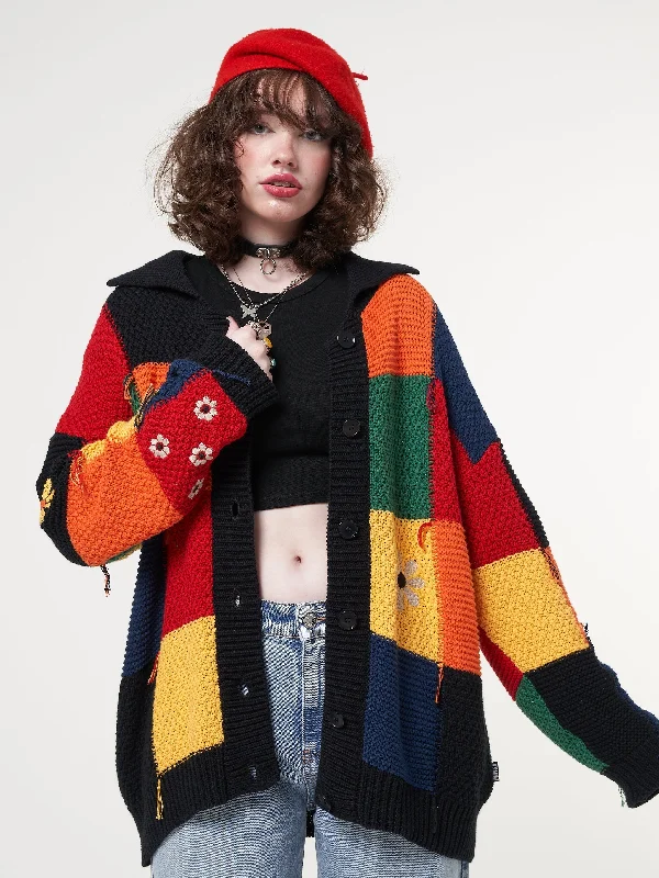 minga-x-strangervinyl-rainbow-patchwork-cardigan