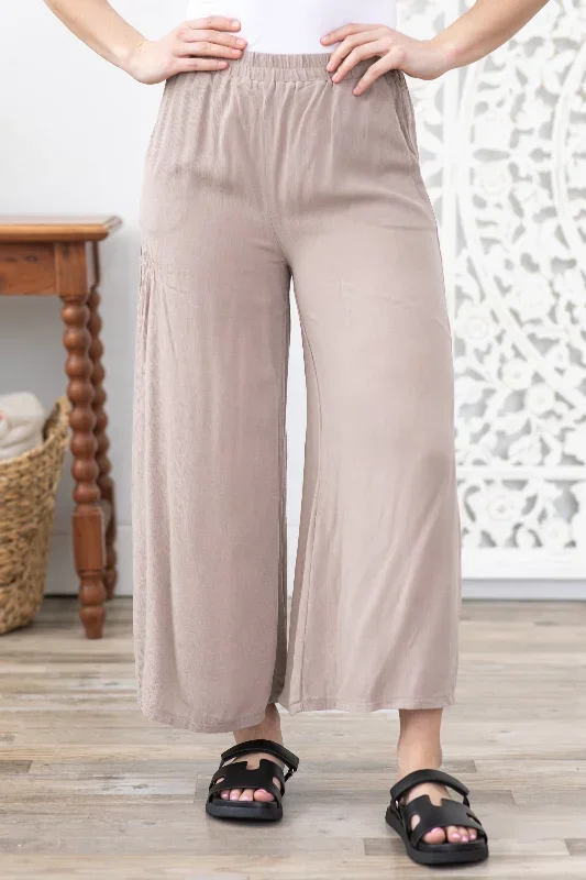 mocha-woven-crinkle-wide-leg-pants