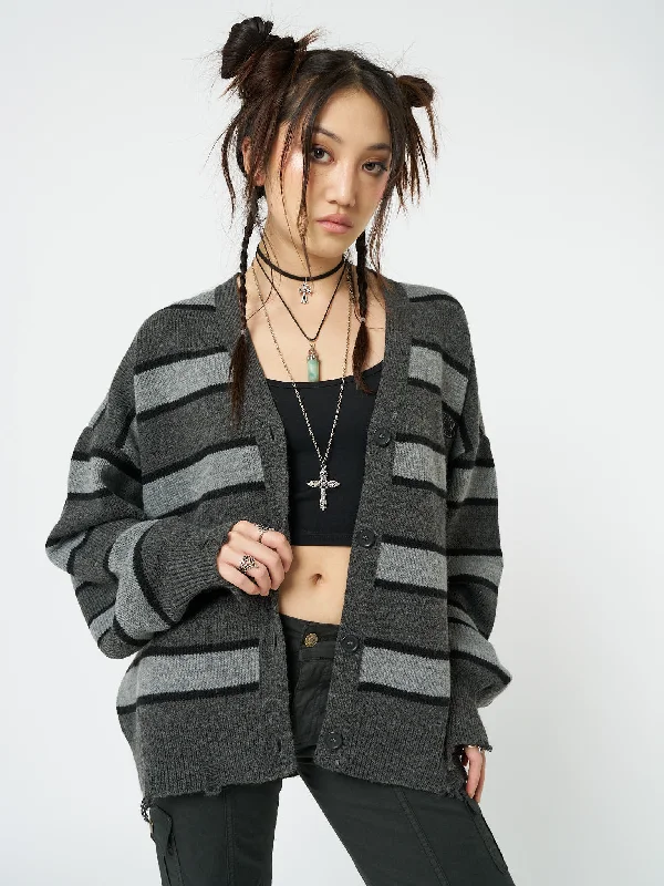 neesa-grey-black-stripe-knit-cardigan