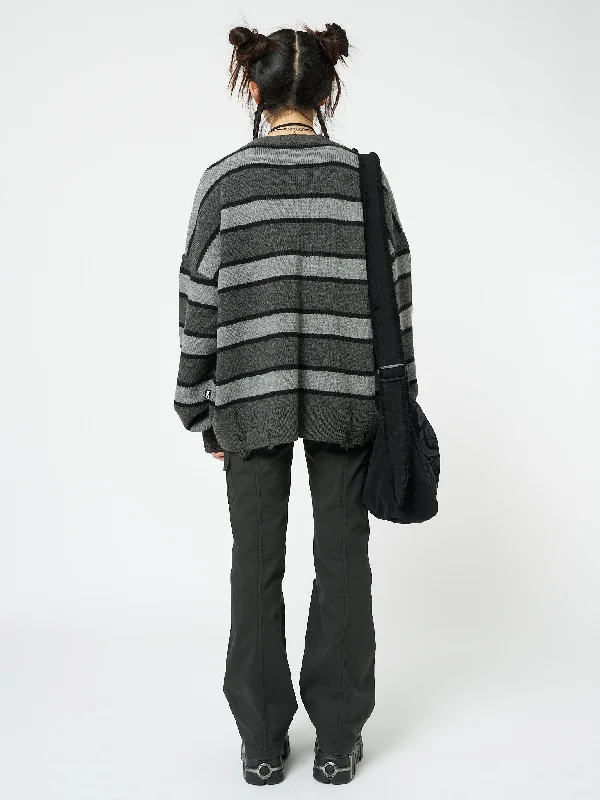 neesa-grey-black-stripe-knit-cardigan