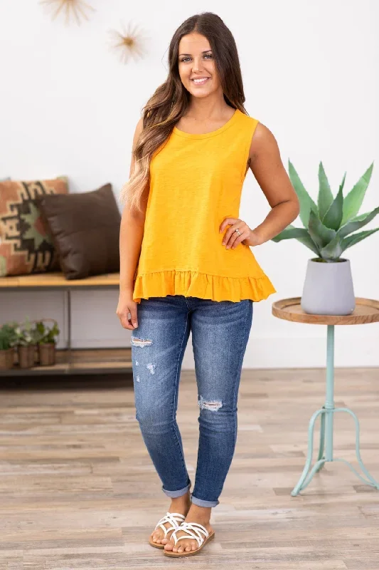 orange-tank-with-ruffle-trim